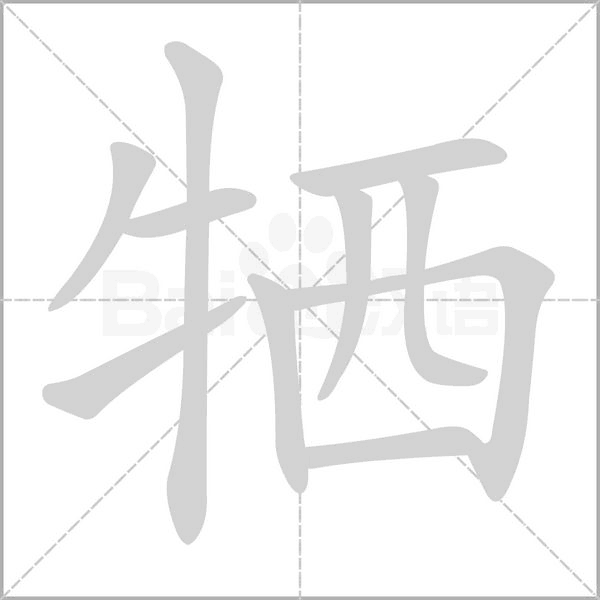 犧的筆順動(dòng)畫(huà)演示